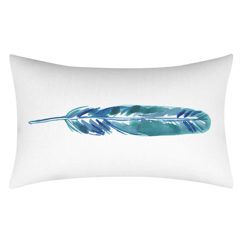 Home Décor: Abstract Teal Themed Pillowcase
