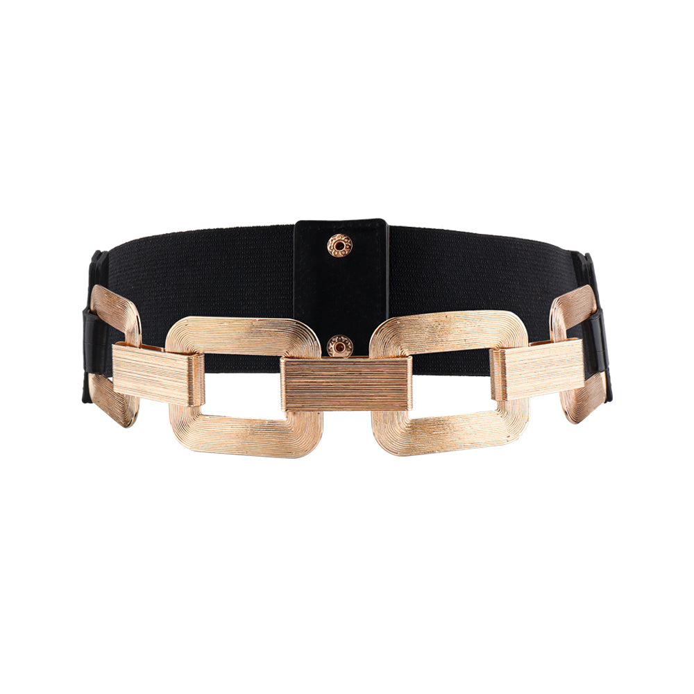 Women's Gold Link Wide Belt