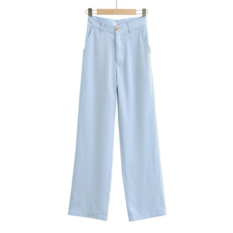 Women's Casual Wide-leg Suit Pants