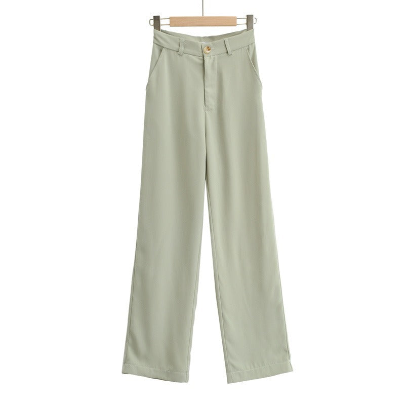 Women's Casual Wide-leg Suit Pants