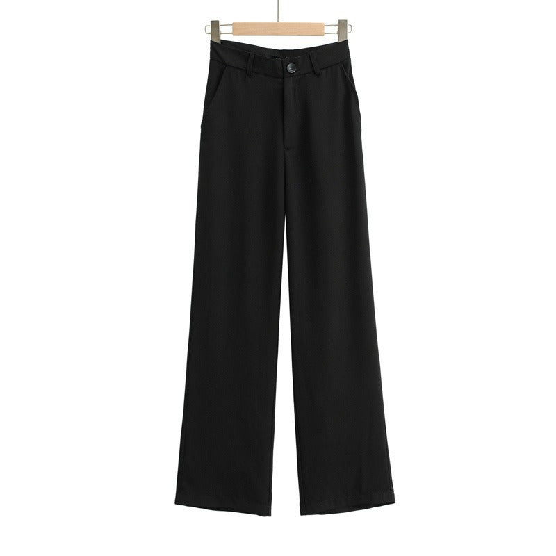 Women's Casual Wide-leg Suit Pants