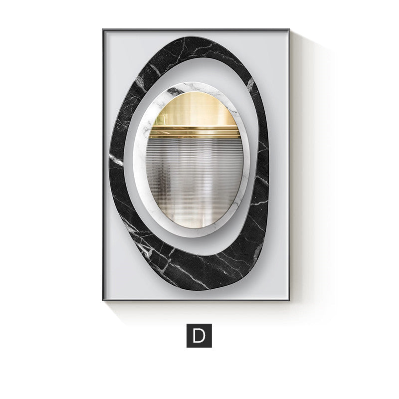 Modern Home Décor: Abstract Geometric Painting / Poster