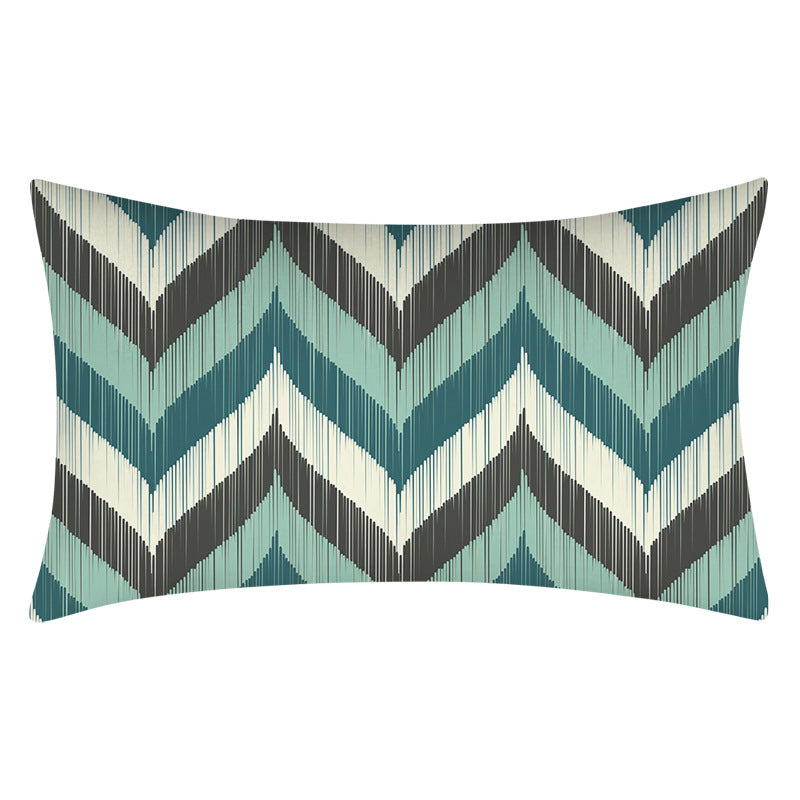 Home Décor: Abstract Teal Themed Pillowcase