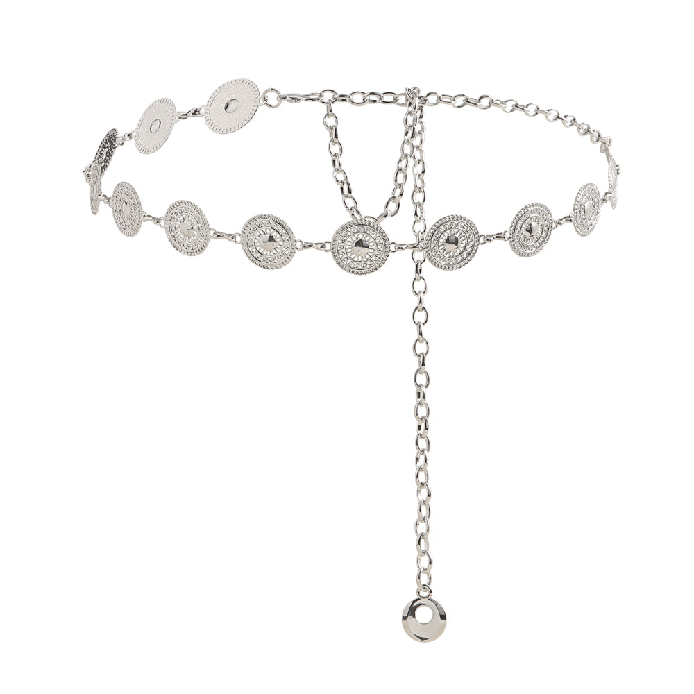 Women's Simple Metal Belt Chain