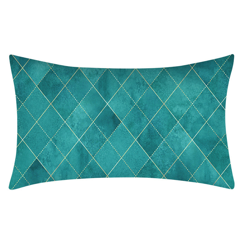 Home Décor: Abstract Teal Themed Pillowcase