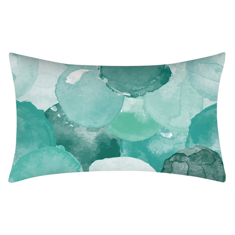 Home Décor: Abstract Teal Themed Pillowcase