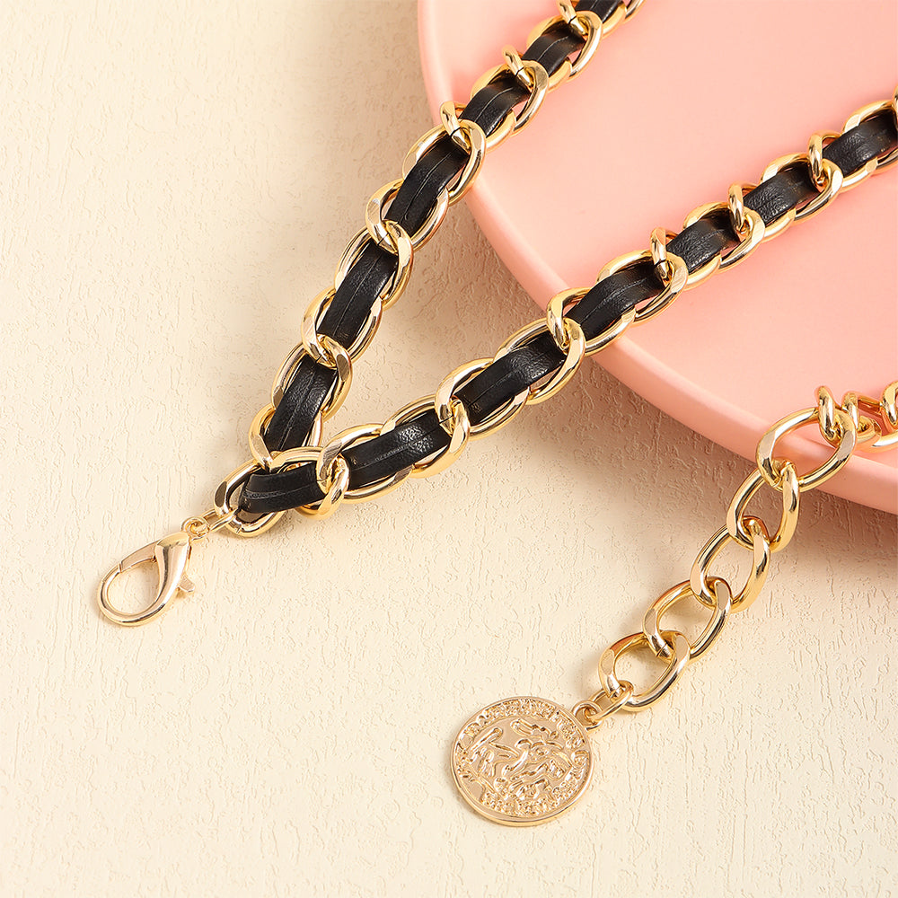 Women's Haute Couture Gold Waist Chain
