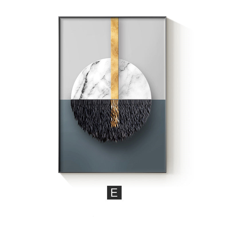 Modern Home Décor: Abstract Geometric Painting / Poster