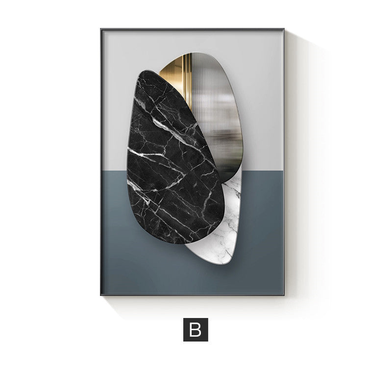 Modern Home Décor: Abstract Geometric Painting / Poster