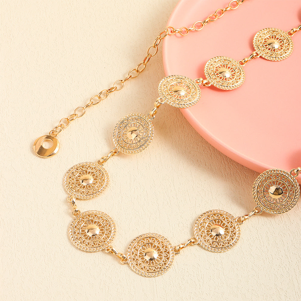 Women's Simple Metal Belt Chain