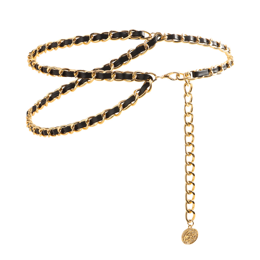 Women's Haute Couture Gold Waist Chain
