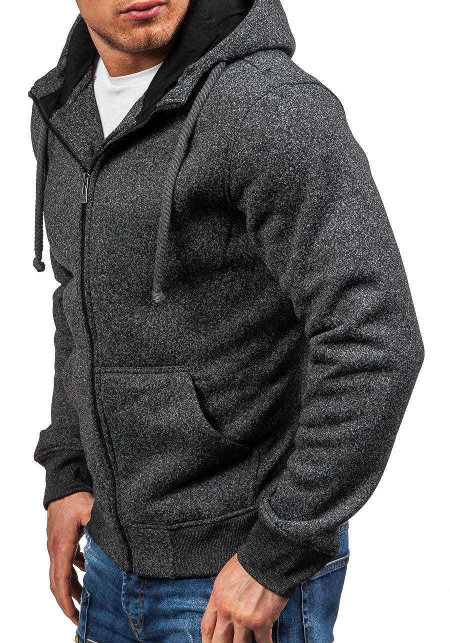 Men's Exercise Fleece with Hood