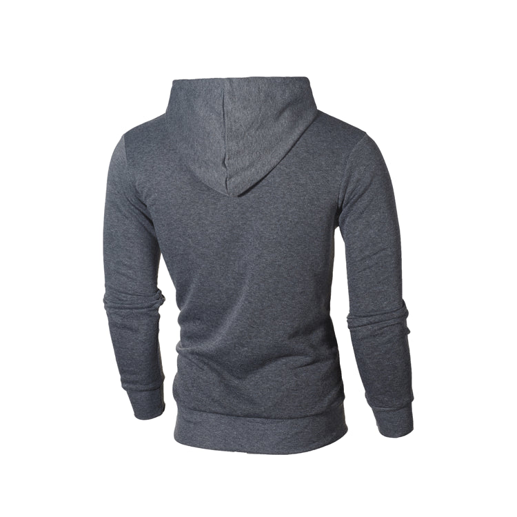 Men's Thin Spliced Long Sleeved Hoodie
