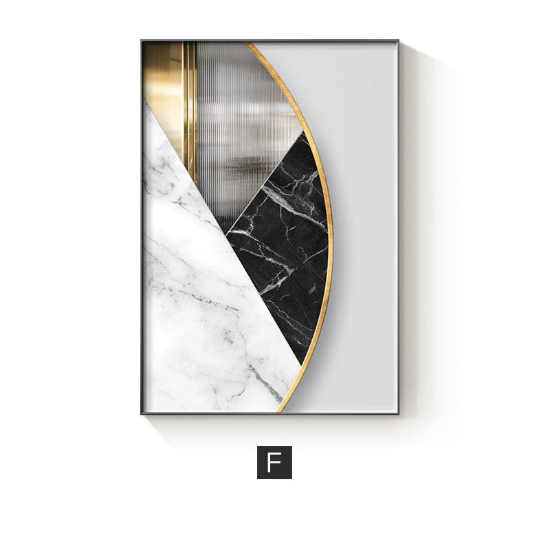 Modern Home Décor: Abstract Geometric Painting / Poster