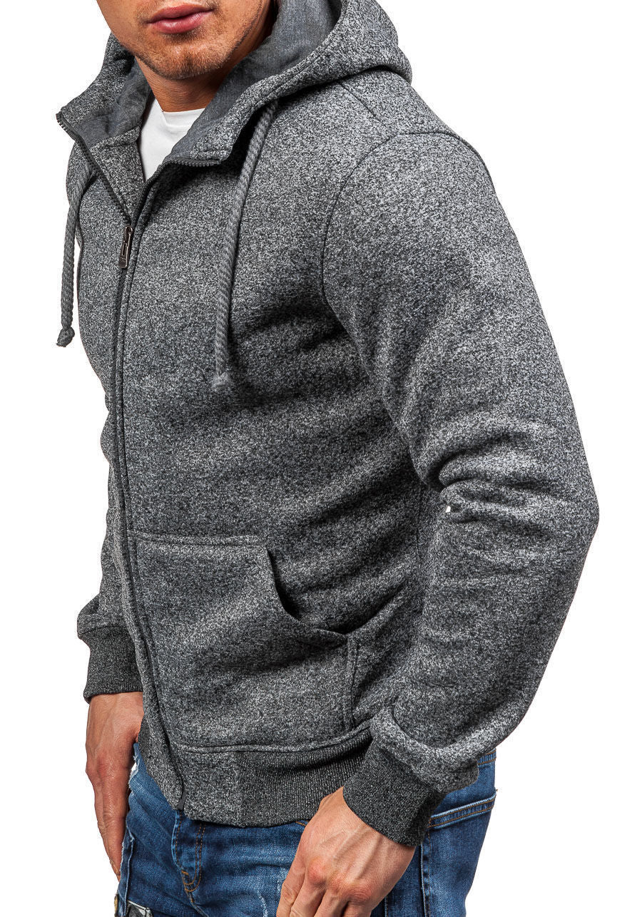 Men's Exercise Fleece with Hood