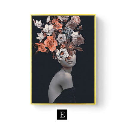 Modern Home Décor: Abstract Floral Painting / Poster