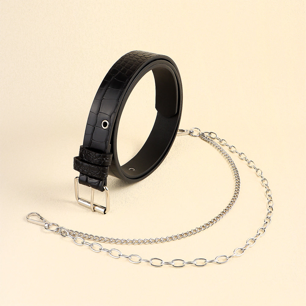 Women's Hipster Belt With Chain