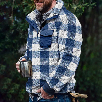 Men's Casual Double-sided Plush Sweater