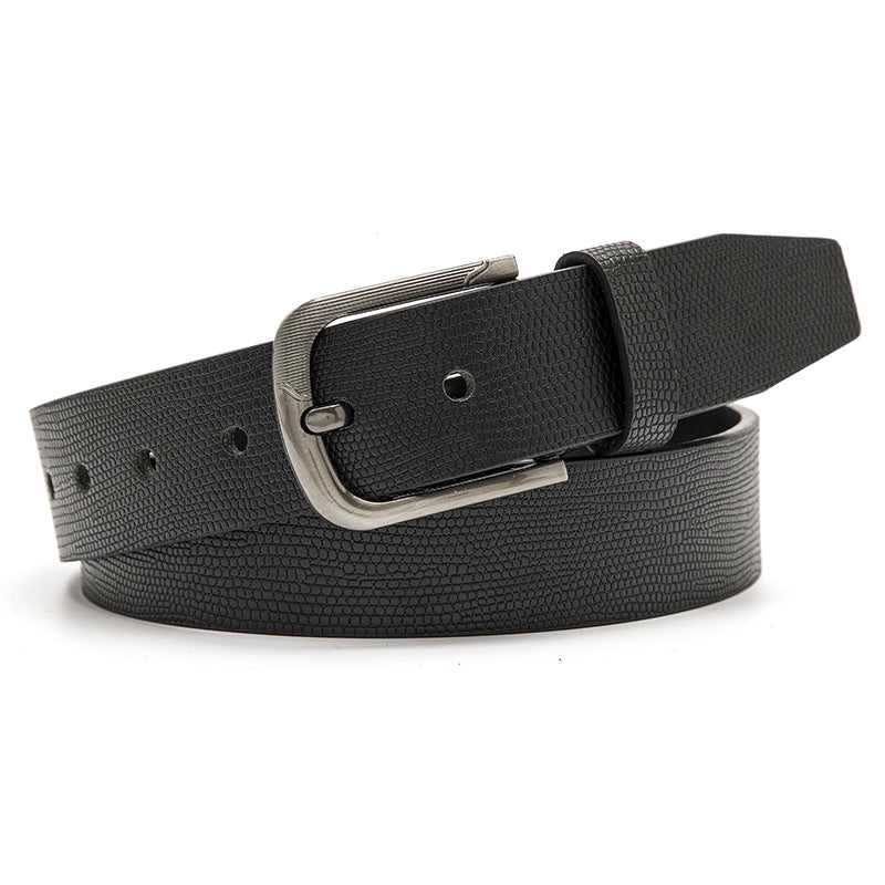 Men's Alloy Buckle Denim Belt