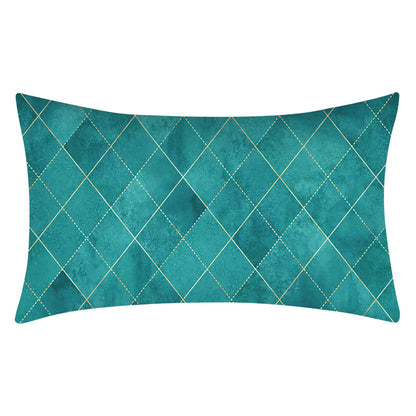 Home Décor: Abstract Teal Themed Pillowcase