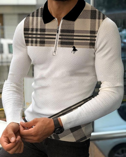 Men's Casual Lapel Pullover