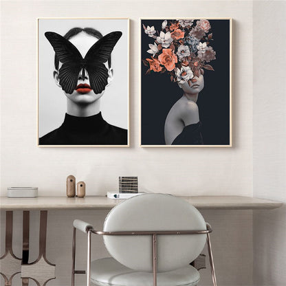 Modern Home Décor: Abstract Floral Painting / Poster