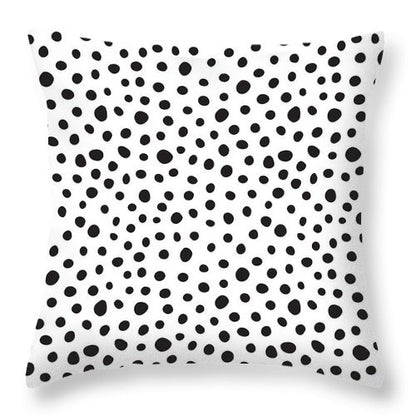 Home Décor: Simple Black and White Print Pillowcase