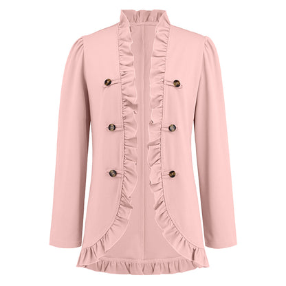 Women's Ruffled Cardigan Jacket