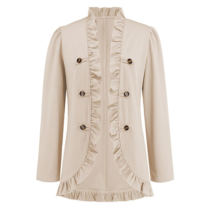 Women's Ruffled Cardigan Jacket