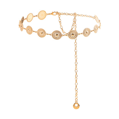 Women's Simple Metal Belt Chain