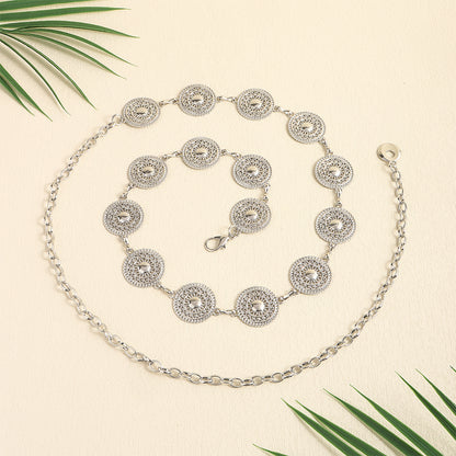 Women's Simple Metal Belt Chain
