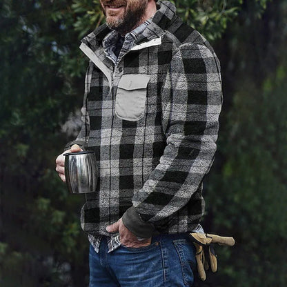 Men's Casual Double-sided Plush Sweater