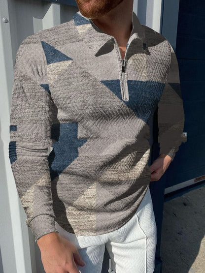 Men's Casual Lapel Pullover